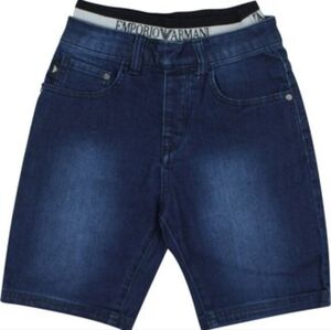 EMPORIO ARMANI Boys Denim Shorts Size 6